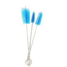 Medical test tube brush with coated tip nylon bristle from factory